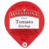 Harrisons Finest Tomato Ketchup Dip Pots 100 x 25g  Adomoo